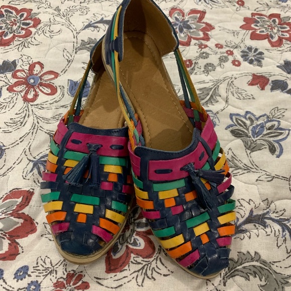 mexican huaraches colorful